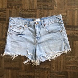 Free People Jean Shorts